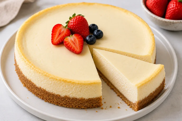 Creamy Homemade Cheesecake Recipe for Beginners