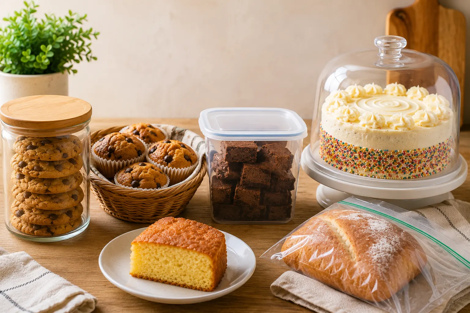 How to store homemade baked goods to keep them fresh