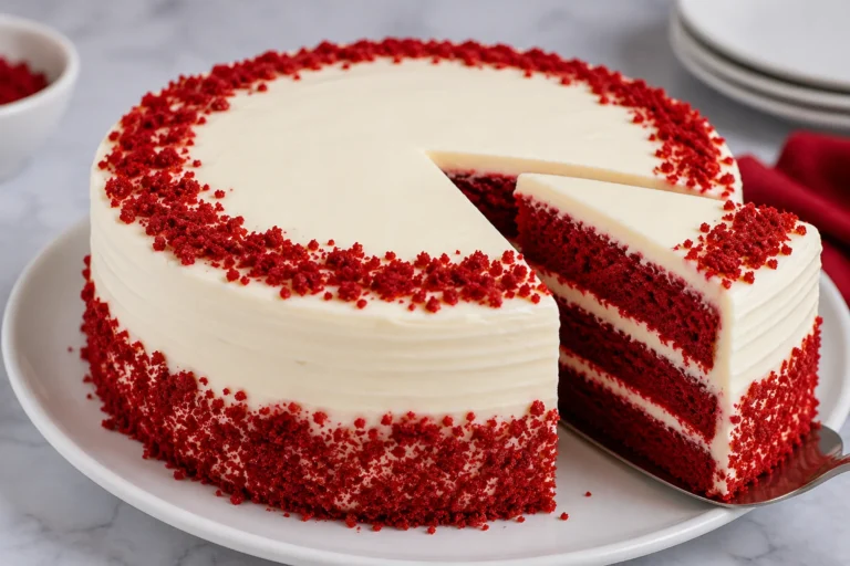 Simple Red Velvet Cake Recipe with Cream Cheese Frosting