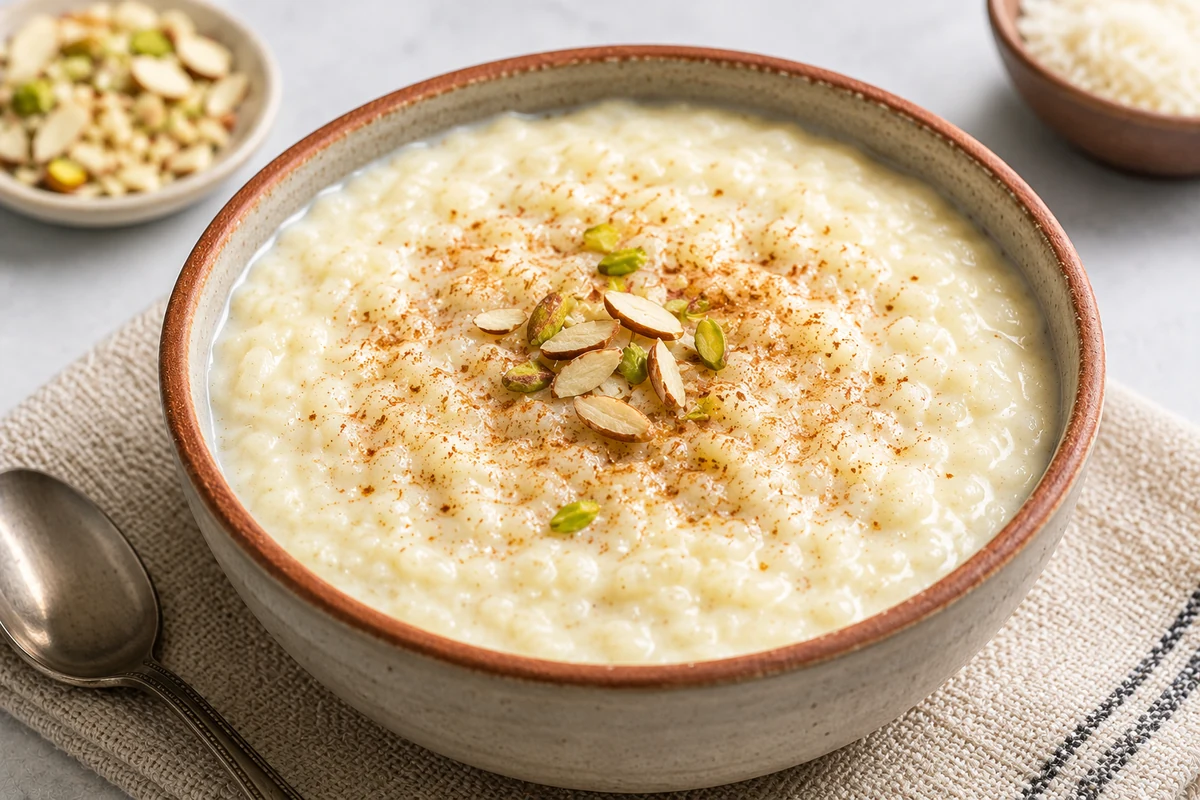 Homemade Rice Pudding Recipe with Simple Ingredients